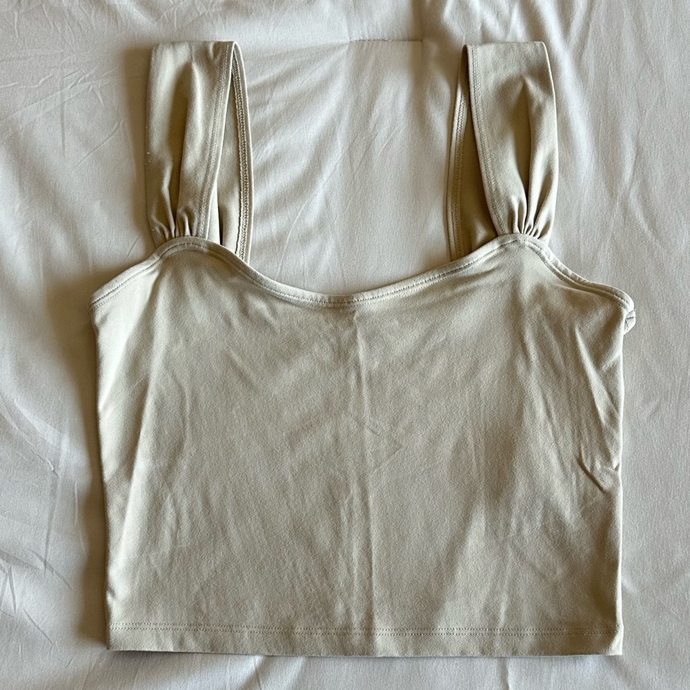 Abercrombie & Fitch Cream Tank